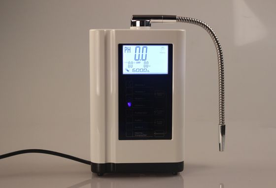 EHM-729 Alkaline Water Ionizer with 3.5 Inch Screen pH Range 4.5-10.0 and ORP +500- -500mv for Home Use