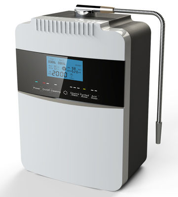 Alkaline Water Machine with pH Range 2.5-11.2 ORP -800 to +500 and Built-in Heating System