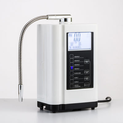 Home Water Ionizer Alkaline Water Machine with pH 4.0~10.0 Range 110-220V Voltage and 8-12 Months Pre-Filter Life